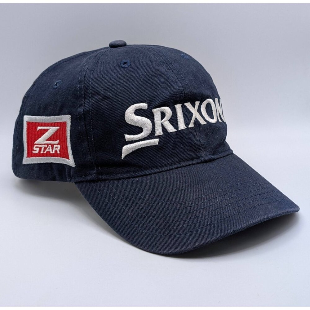 Srixon Z Star Navy Blue Adjustable Strap Back Cotton Golf Cap Hat